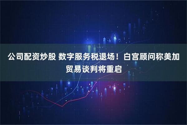 公司配资炒股 数字服务税退场！白宫顾问称美加贸易谈判将重启